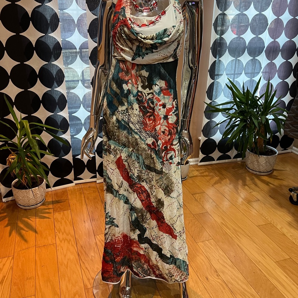 Save The Queen Multicolor Maxi Dress